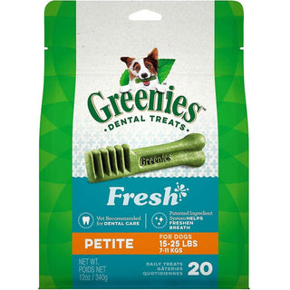 GREENIES Fresh Mint Petite Dental Treats, 20 count