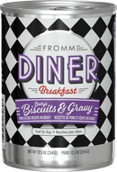 Can of Fromm Diner Breakfast with checkered pattern