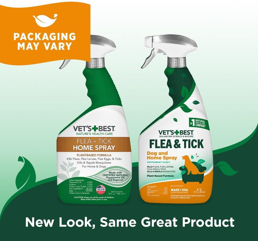 Vet's Best Natural Flea & Tick Home Spray (32 oz)