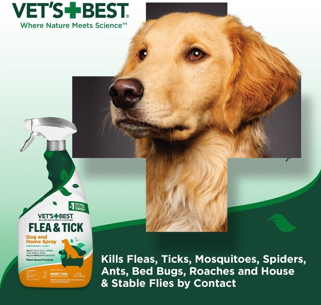 Vet's Best Natural Flea & Tick Home Spray (32 oz)