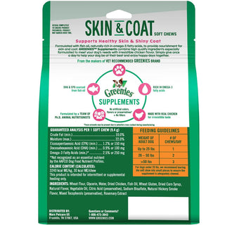 Skin and coat supplements for dogs