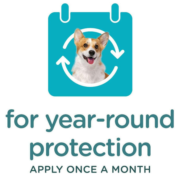Sergeant's Guardian Flea & Tick Topical for Dogs, 7 lbs and 33 lbs year-round protection