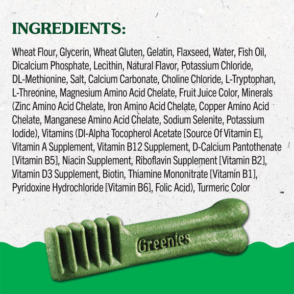 Greenies Petite ingredients