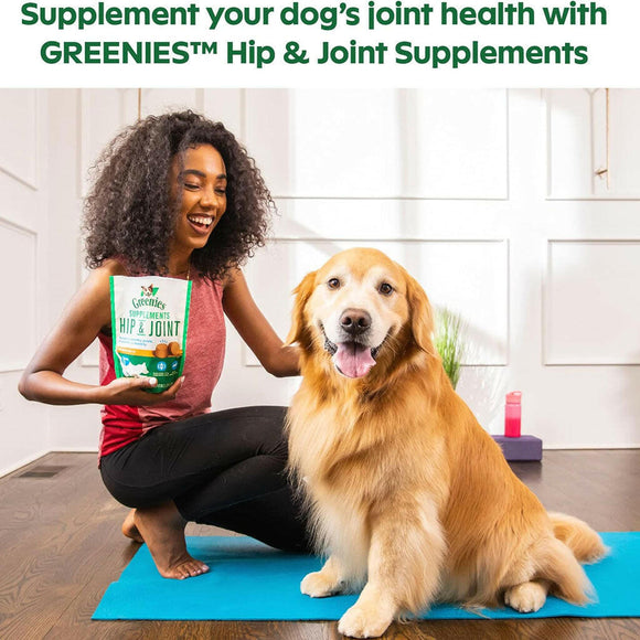Greenies Hip & Joint supplements with dogs