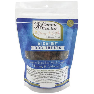 Canine Caviar Herring & Salmon Oil Omega 3-6-9 Alkaline Dog Treats (9 oz)
