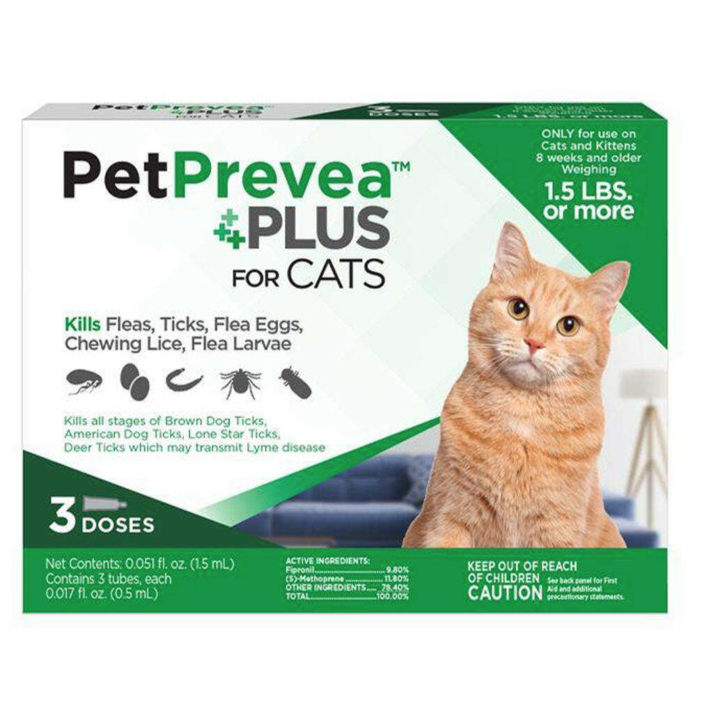 PetPrevea Plus Topical Treatment for Cats over 1.5 lbs