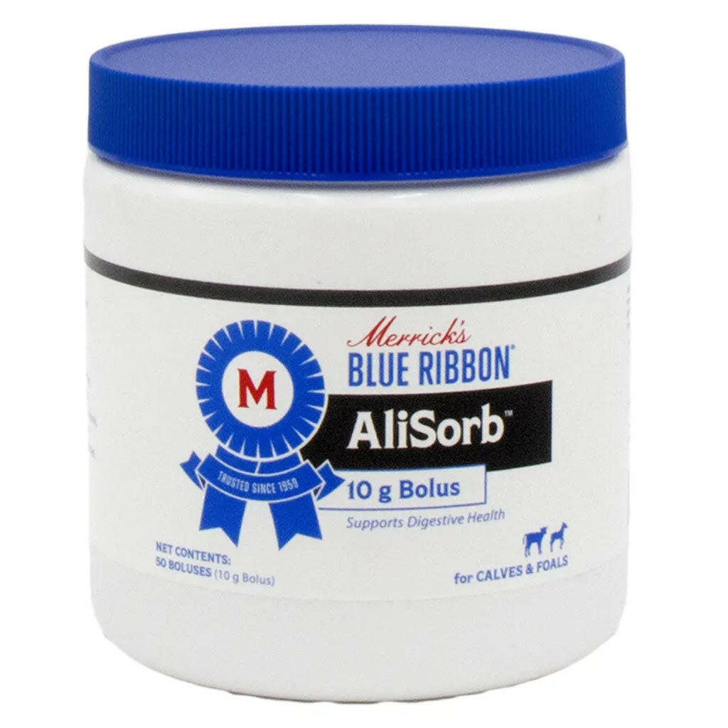 Merrick's Blue Ribbon AliSorb for Calves & Foals 10g Bolus