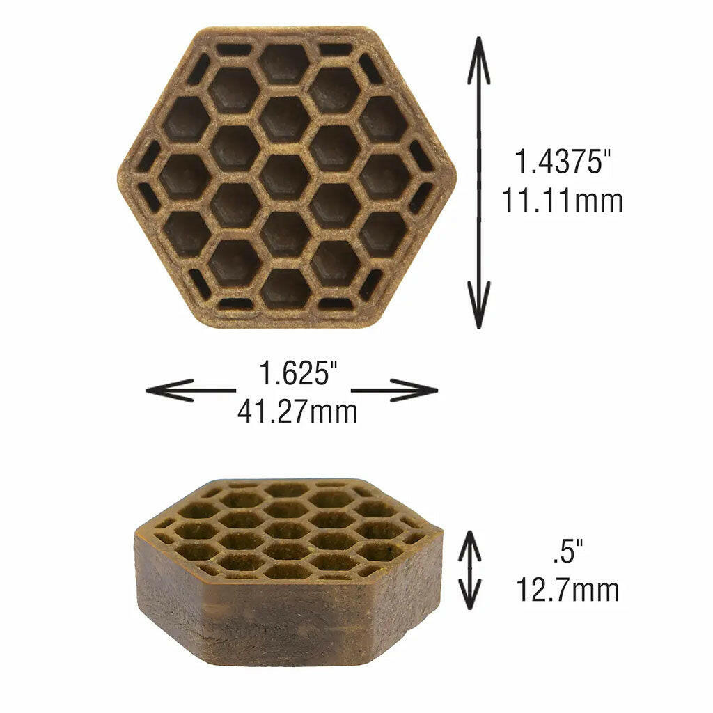 Yummy Combs Premium Dog Treats measurement