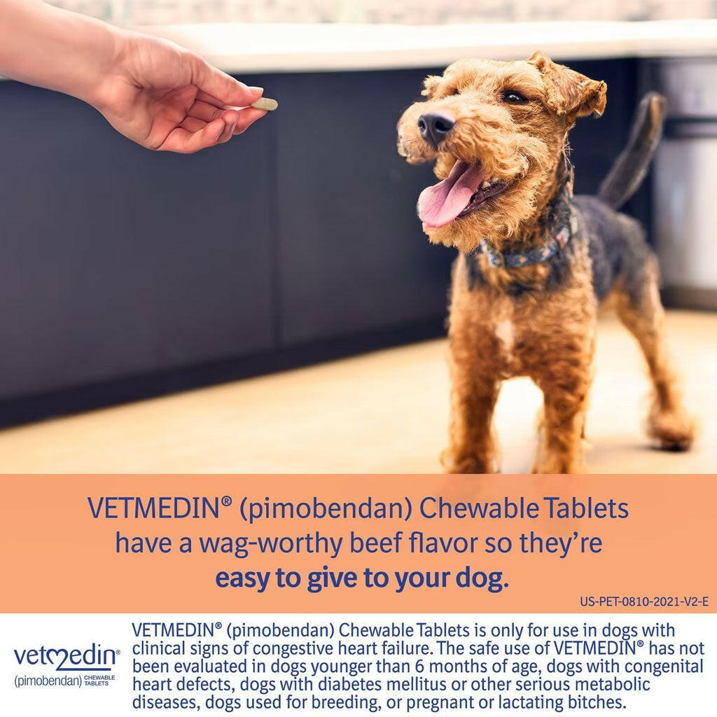 Vetmedin (Pimobendan) Chewable Tablets for Dogs 1.25mg