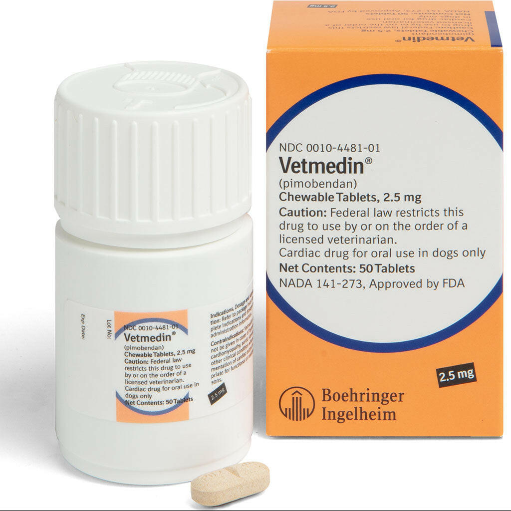 Vetmedin (Pimobendan) Chewable Tablets for Dogs 2.5mg