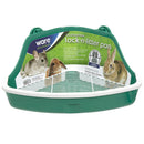Ware Scatterless Lock-N-Litter Pan for Small Animals, Color Varies