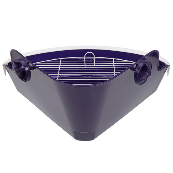 Ware Scatterless Lock-N-Litter Pan for Small Animals, Color Varies, Jumbo