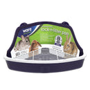 Ware Scatterless Lock-N-Litter Pan for Small Animals, Color Varies