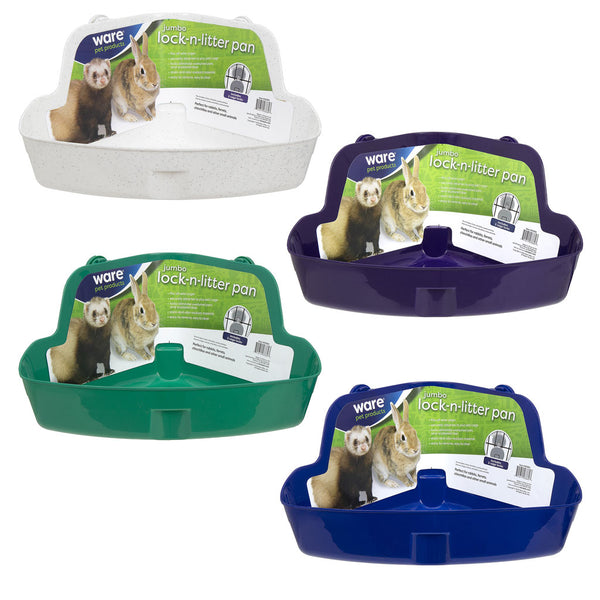 Ware Lock-N-Litter Pan for Small Animals, Color Varies