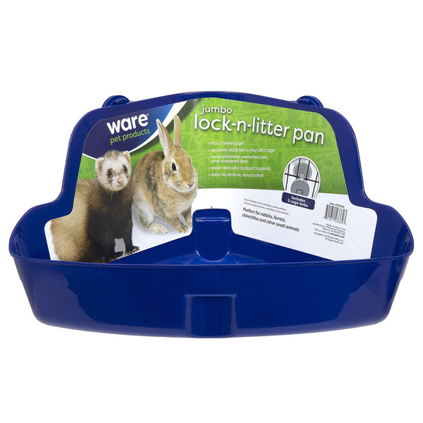 Ware Lock-N-Litter Pan for Small Animals, Color Varies, Jumbo