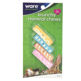 Ware Krunchy Mineral Chews for Small Animal, 4-count