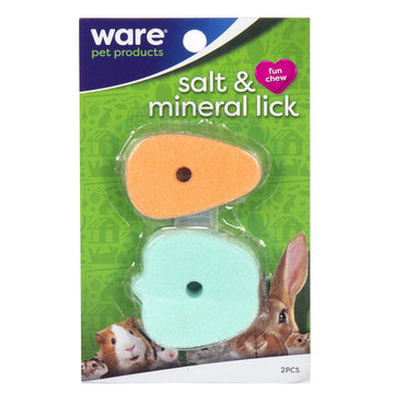 Ware Salt & Trace Mineral Lick for Small Animals, 2-count