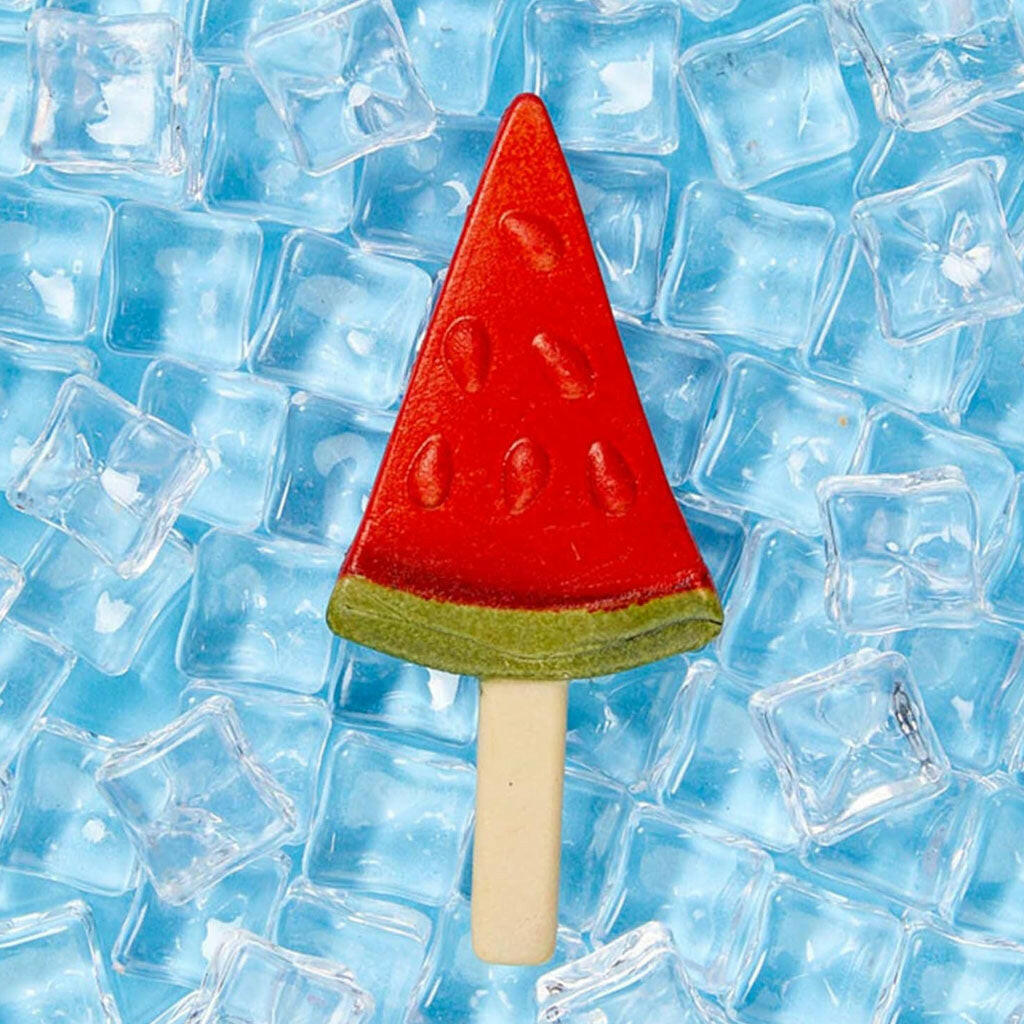 Ethical Pup Ice Fruity Lollies Ready to Freeze Dog Treats watermelon on ice