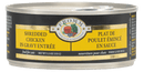 Can of Fromm Shredded Chicken in Gravy Entrée for cats on a white background