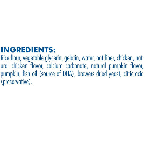 List of ingredients on a white background