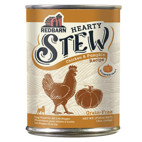 Redbarn Pet Products Hearty Stew All Life Stages Canned Dog Food Chicken & Pumpkin, 12-oz case of 12