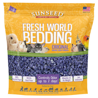 Sunseed Fresh World Bedding Original Baking Soda Formula for All Small Animals 975 CU