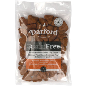 Darford Grain Free Oven-Baked Regular, Pumpkin & Vegetable Dog Treats, 1-lb