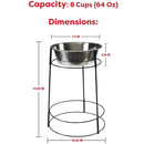 Ethical Pet Hi-Rise Single Diner 2-QT