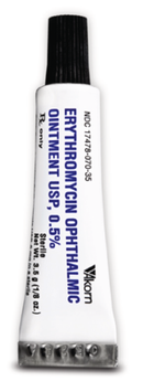 Erythromycin 0.5% Ophthalmic Ointment (3.5g), (Manufacturer may vary)-5