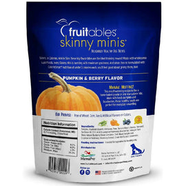 Fruitables Skinny Minis Dog Treats Pumpkin & Berry Flavor (5 oz)