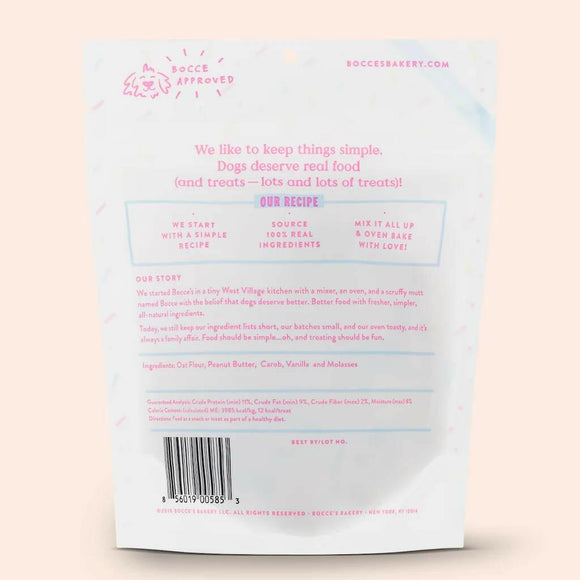 Bocce's Bakery Birthday Cake Crunchy Treats For Dogs (5 oz)