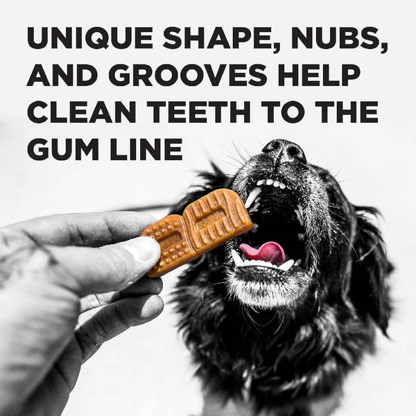 Bixbi Brushers Dental Care Chews for Medium/Large Dogs 26+ lbs (15 chews)