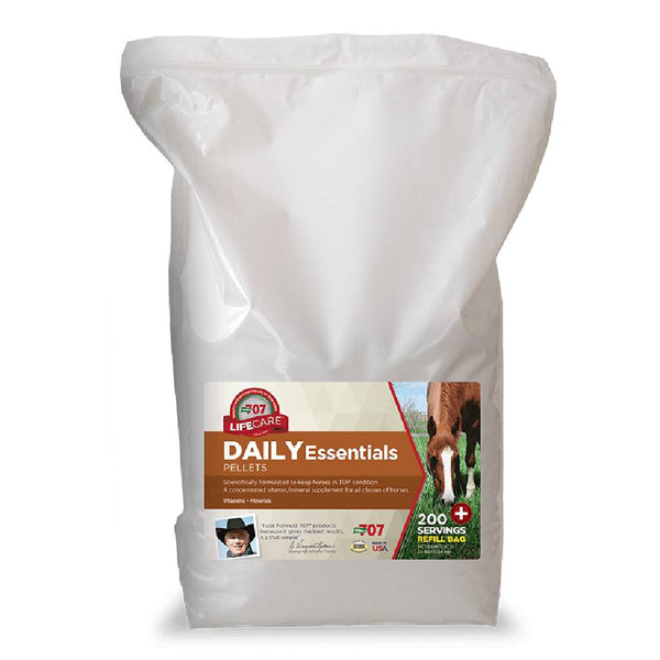 Formula 707 Daily Essentials Refill Bag For Horse ﻿Supplement (25 lb, 200 Servings)