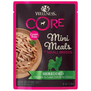 Wellness CORE Grain-Free Small Breed Mini Meals Shredded Chicken & Lamb in Gravy Wet Dog Food (3 oz x 12 pouches)