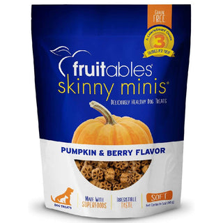 Fruitables Skinny Minis Dog Treats Pumpkin & Berry Flavor (5 oz)