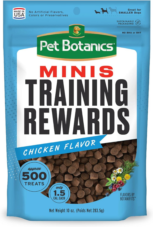 Pet Botanics Training Rewards Mini Soft & Chewy Chicken Flavor Dog Treats