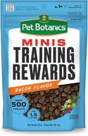 Pet Botanics Training Rewards Mini Soft & Chewy Bacon Flavor Dog Treats