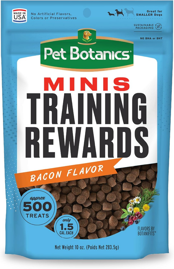 Pet Botanics Training Rewards Mini Soft & Chewy Bacon Flavor Dog Treats