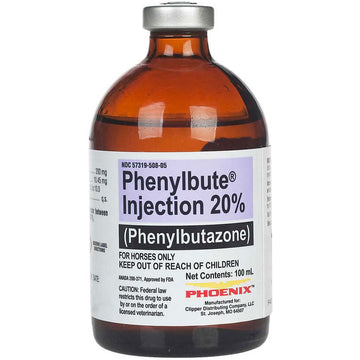 Phenylbutazone 20% Injection for Hores, 100-ml