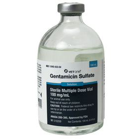 Gentamicin Injection for Horse, 100ml (100mg/ml)