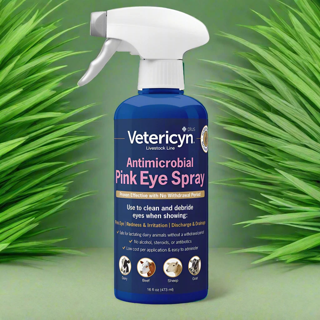 Vetericyn Plus Antimicrobial Pink Eye Spray for Pets (16 oz)