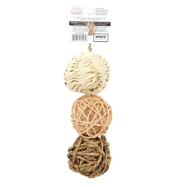 Ware Nature Balls Chew Toy for Small Animal, Value Pack