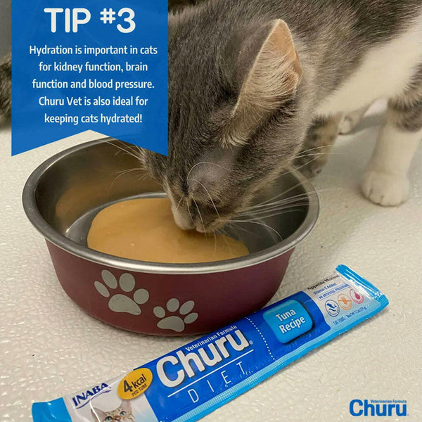 INABA Veterinarian Formula Churu Nourish, Chicken & Tuna Recipe Tip 3