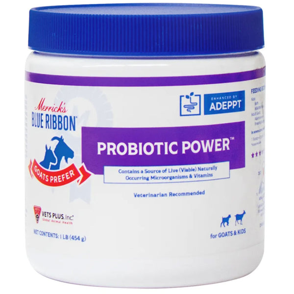 Merrick's Blue Ribbon Goats Prefer Probiotic Powder for Goats & Kids, 1 lb