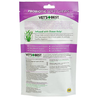 Vet's Best Probiotic Supplement For Dogs (30 Soft Chews)