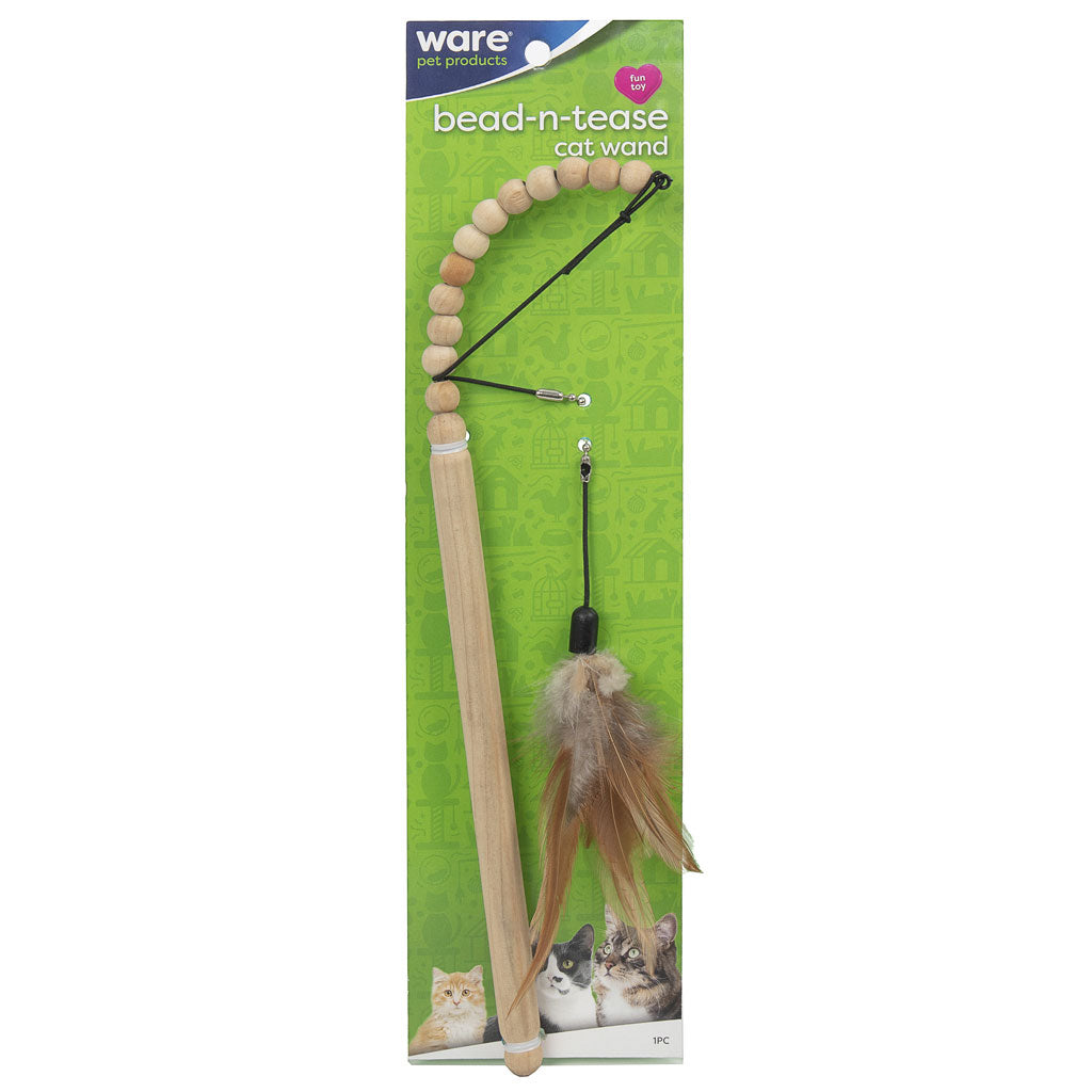 Ware Bead-N-Tease Wand Cat Toy