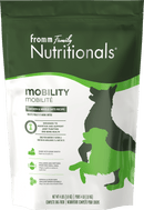 Fromm Family Nutritionals dog food package with green and white design