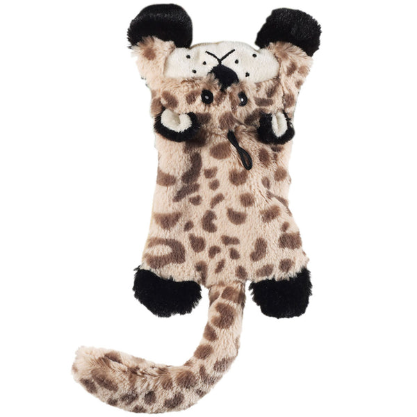 Ethical Pet Skinneeez Flat Cats Plush Dog Toy, Assorted, Small