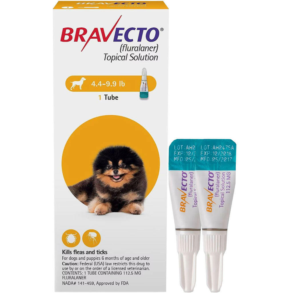 Bravecto Topical for Small Dogs lbs 3-Month Protection