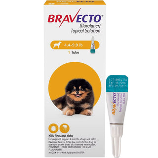 Bravecto Topical Solution for Dogs 4.4-9.9 lbs